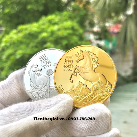 Xu Úc Hình Con Ngựa Mạ Vàng – Biểu Tượng Mã Đáo Thành Công Cho Doanh Nhân