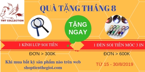 CHƯƠNG TRÌNH QUÀ TẶNG THÁNG 8/2019