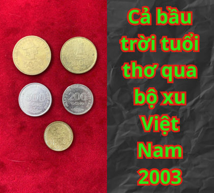 Cả bầu trời tuổi thơ qua bộ xu Việt Nam 2003