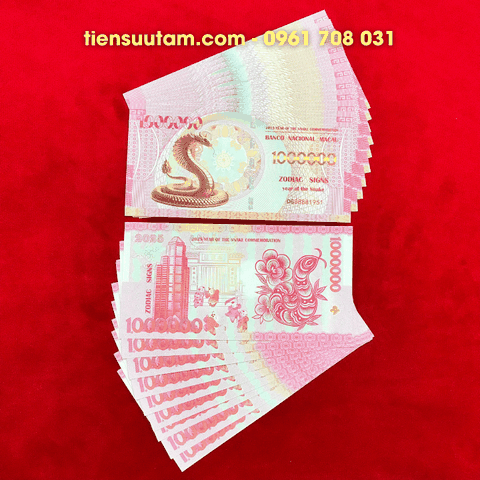 Tiền Lì Xì 1 Triệu Dola Macao Hình Con Rắn
