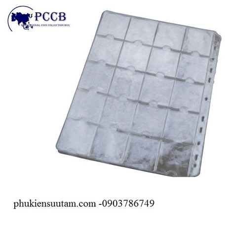 Phơi đựng tiền xu 20 ngăn dùng Holder