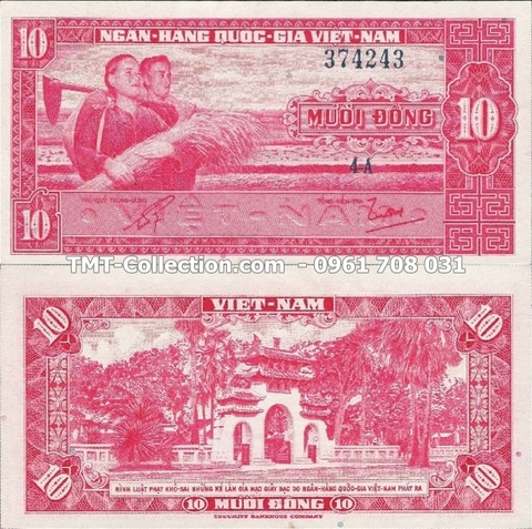 10 ĐỒNG 1962