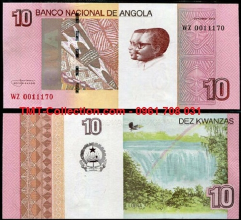 Angola 10 Kwanzas 2017 UNC