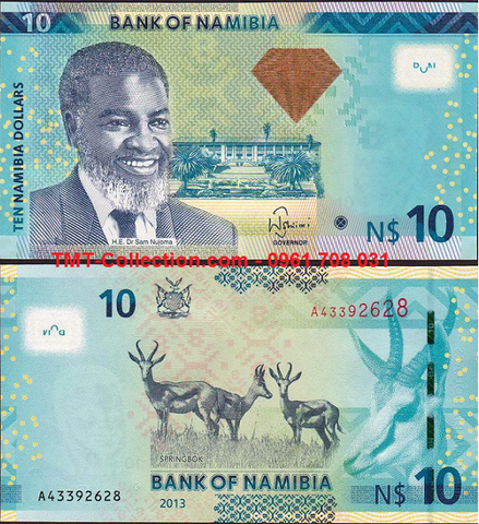 Namibia 10 Dollar 2013 UNC (tờ)