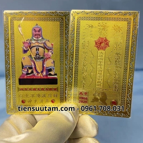 Kim Bài Thái Tuế Năm Ngọ 2026 - Bằng Đồng