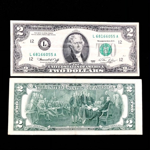 2 Usd 1976 XF