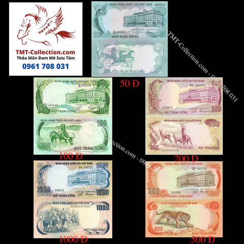 Bộ Tiền Miền Nam Việt Nam 1972