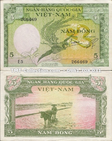 5 ĐỒNG 1955 Long Phụng