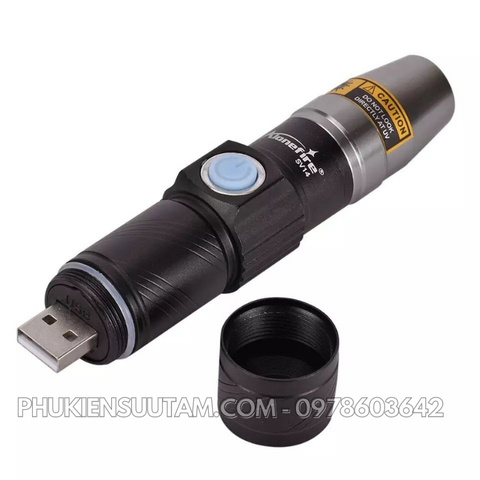 Đèn Soi UV 365mm Đầu Sạc USB Soi Ngọc Bích Màu Hổ Phách, Tiền Giả, Tem, Vé Số Giả