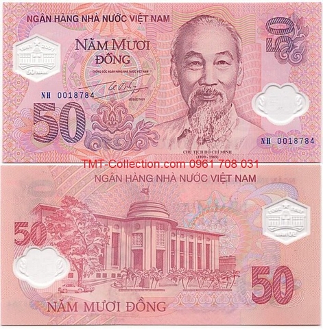 50 đồng lưu niệm NHNN 2001