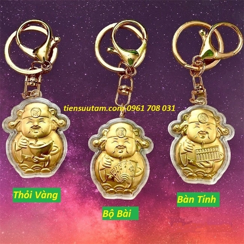 Móc Khóa Ông Thần Tài Vàng
