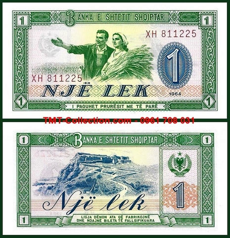 Albania 1 Leke 1964 UNC