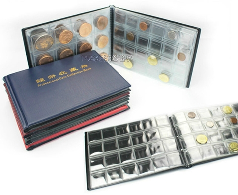 Album đựng tiền xu mini 180 ngăn chứa được 180 xu