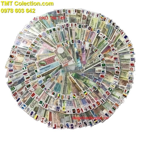 Album 180 tờ tiền 180 nước trên thế giới