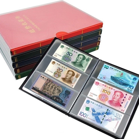 Album đựng tiền giấy 20 phơi 3 ngăn trong đựng được 60 tờ tiền