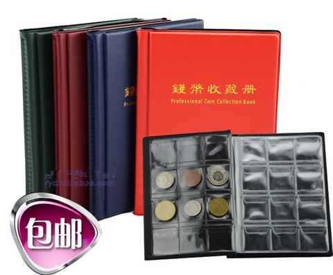 Album đựng tiền xu mini 120 ngăn bằng da