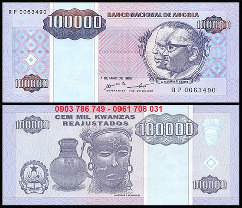 Angola 100.000 Kwanzas 1995 UNC