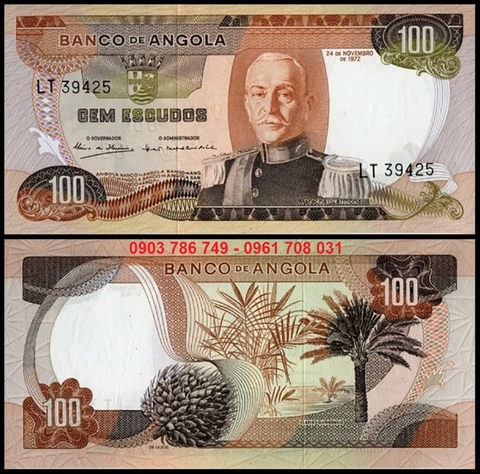 Angola 100 Escudos 1972 UNC