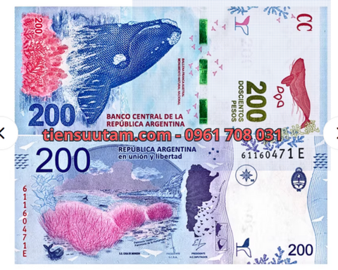 Argentina 200 pesos 2016 UNC