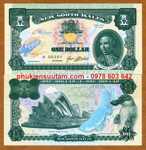 Australia - Úc 1 Dollar 2017 UNC New South Wales