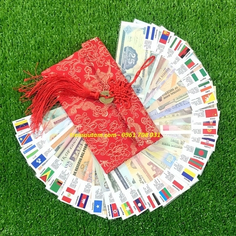 Bộ tiền 30 tờ 30 quốc gia