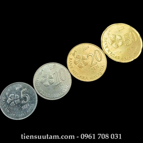 Bộ 4 Xu Malaysia 2015 - 2023