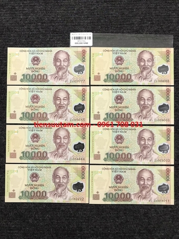 Bộ 8 Tờ 10k Tứ Quý Từ 1-8