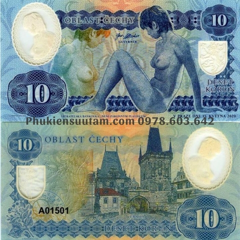 Bohemia 10 Korun 2020 UNC Polyme