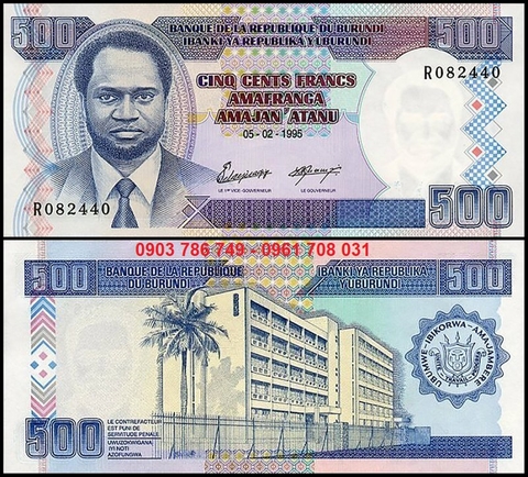 Burundi 500 Francs 1995