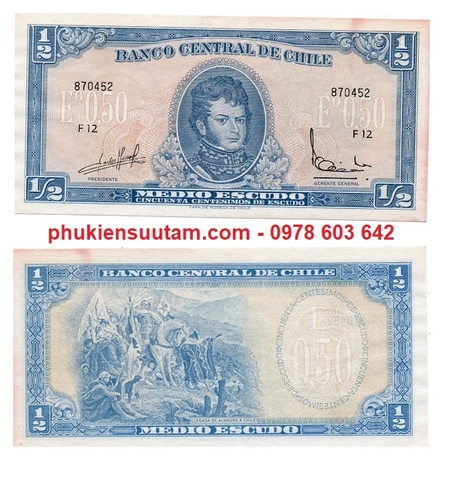 Chile 1/2 Pesos 1970 UNC