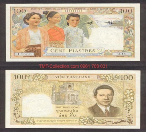 100 đồng Piastre 1954 Việt Nam