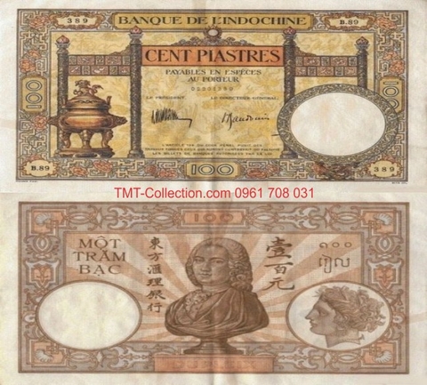 100 Piastre 1932 Lư 3