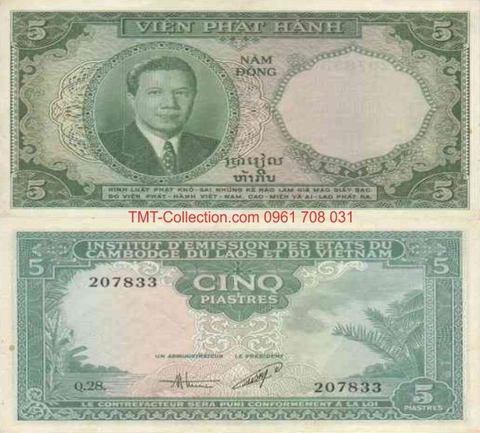 5 đồng piastre 1953 Việt Nam