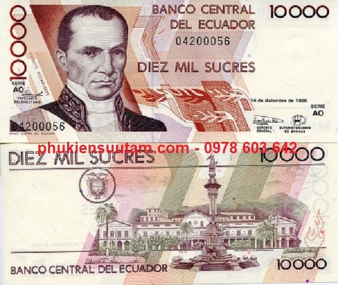 Ecuador 10.000 Sucres 1999 UNC