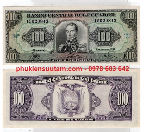 Ecuador 100 Sucres 1994 UNC