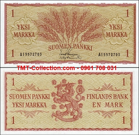 Finland - Phần Lan 1 Markka 1963 UNC