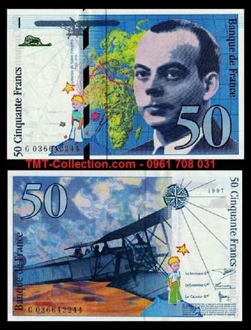 France - Pháp 50 Francs 1994 cũ