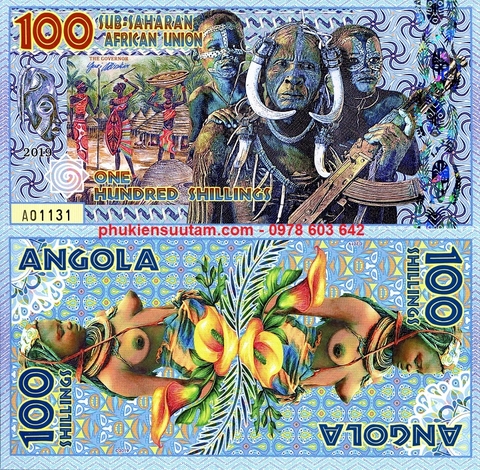 Angola 100 Shilling 2019 UNC Polyme Fantacy