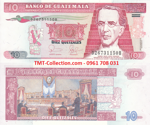 Guatemala 10 Quetzales 2008 UNC