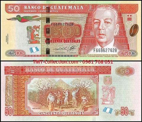 Guatemala 50 Quetzales 2013 UNC