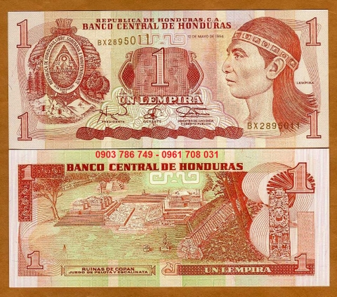 Honduras 1 Lempira 1994 Xưa