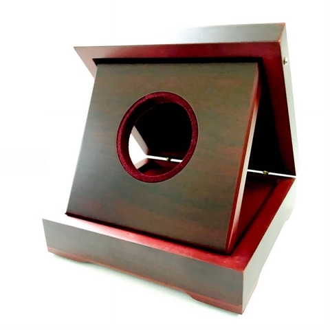 Hộp gỗ trưng bày 1 xu