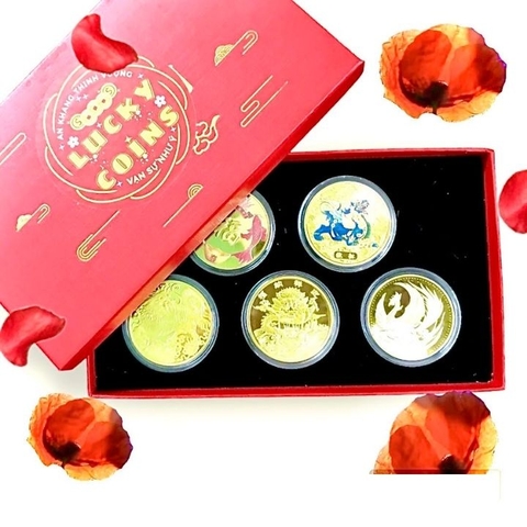 Hộp Quà Tặng Phong Thuỷ Xu Ngũ Linh