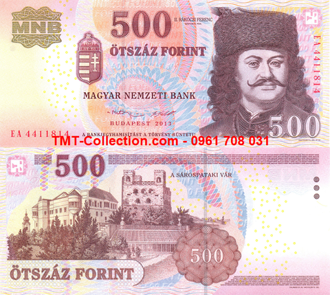 Hungary 500 Forint 2013 UNC 