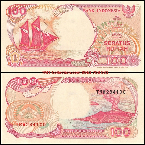 Indonesia 100 Rupiah 1992 UNC