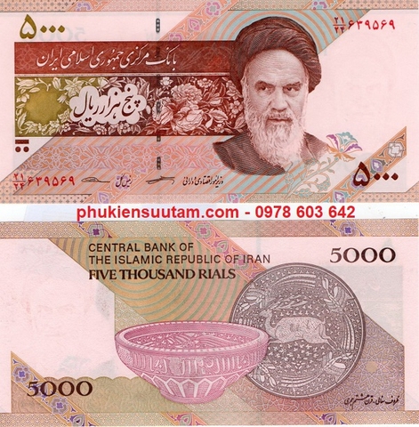 Iran 5000 Rials 2013 UNC (tờ)