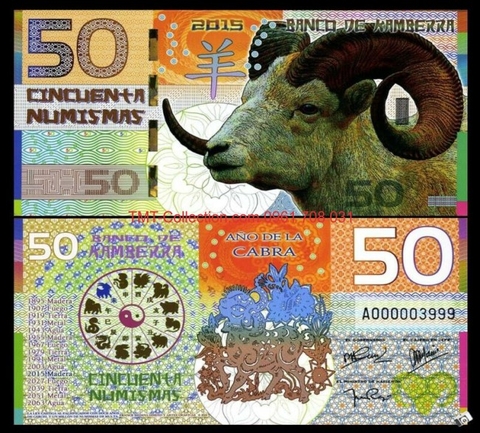 Kamberra 50 numismas 2015 UNC Dê