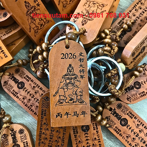 Móc Khoá Gỗ Thái Tuế 2026