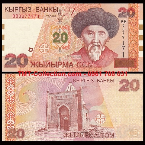 Kyrgyzstan 20 som 2002 UNC