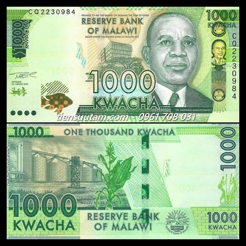Malawi 1000 Kwacha 2020 UNC